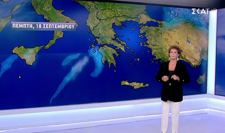Καιρός 18-9: Πού θα βρέξει την Πέμπτη; Η πρόγνωση της Χριστίνας Σούζη (vid)
