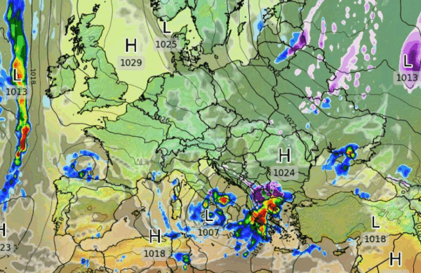 Καιρός 29-10: Νέα δεδομένα και τάση ισχυρής κακοκαιρίας από GFS