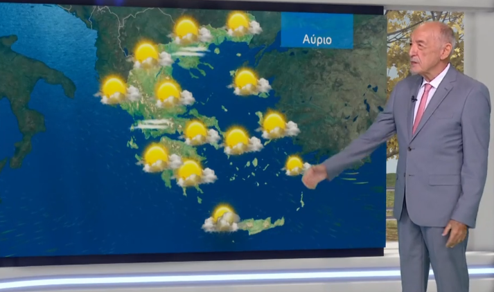 Ο καιρός την Κυριακή 5-10: Πρόγνωση από τον Τάσο Αρνιακό (vid)