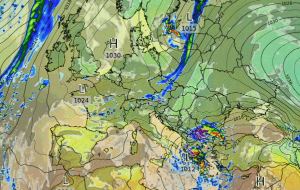 Καιρός: Απόλυτη ανατροπή από το ευρωπαϊκό, κακοκαιρίες και με χιόνια (vid)