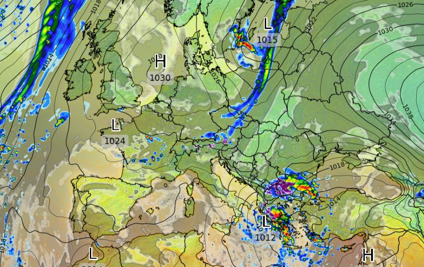 Καιρός: Απόλυτη ανατροπή από το ευρωπαϊκό, κακοκαιρίες και με χιόνια (vid)