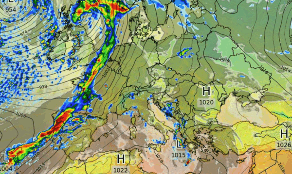 Καιρός 27-10: Πρωινά δεδομένα από το ECMWF – Η εικόνα έως 10 Νοέμβρη (vid)