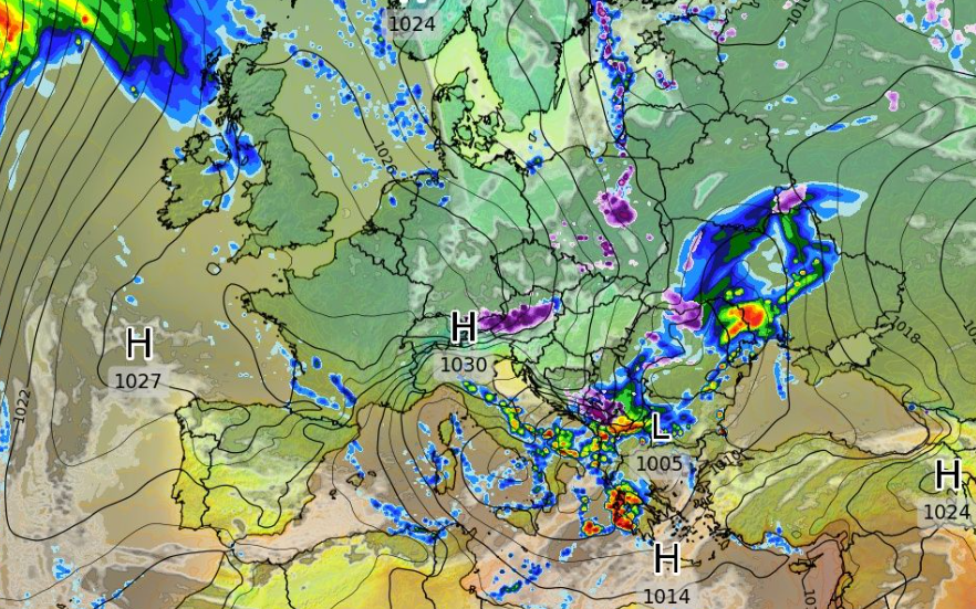 Καιρός: Καρέ καρέ οι κακοκαιρίες από το ECMWF, επιμένει και για αρχές Νοέμβρη (vid)