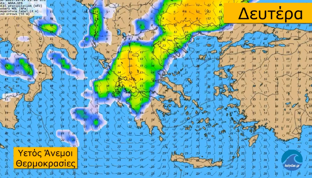 Καιρός 24-10: Βίντεο ενημέρωση Θοδωρή Κολυδά για την εβδομαδιαία προοπτική