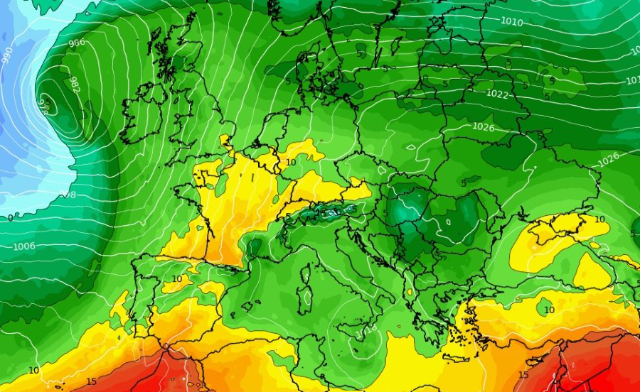 Καιρός 31-10: Χωρίς ψυχρές κατεβασιές η Ευρώπη, πρωινά δεδομένα GFS