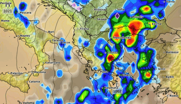 Καιρός 6-10: Πρωινά δεδομένα GFS – Η πορεία της κακοκαιρίας τις επόμενες ώρες