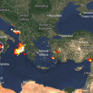 Κακοκαιρία 22-10: Καταιγίδες σε εξέλιξη – Πού εκδηλώνονται Live