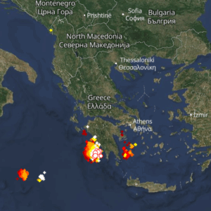 Καιρός 20-10: Καταιγίδες σε εξέλιξη τώρα – Πού εκδηλώνονται Live