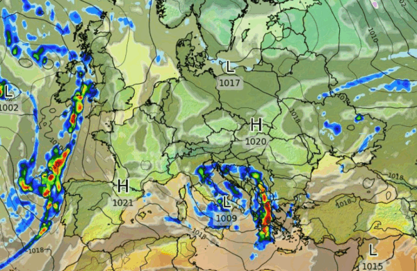 Καιρός 3-11: Επιμένει το GFS, διαδοχικές κακοκαιρίες προ των πυλών (vid)