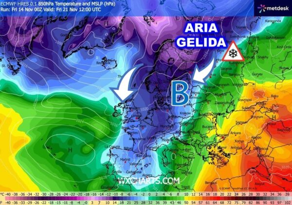 Καιρός: Ιταλός μετεωρολόγος προειδοποιεί για κάθοδο ψυχρών αερίων μαζών