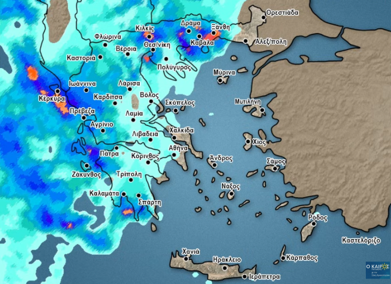 Καιρός: Ισχυρές καταιγίδες, θέλουν προσοχή – Ενημέρωση Σάκη Αρναούτογλου (vid)