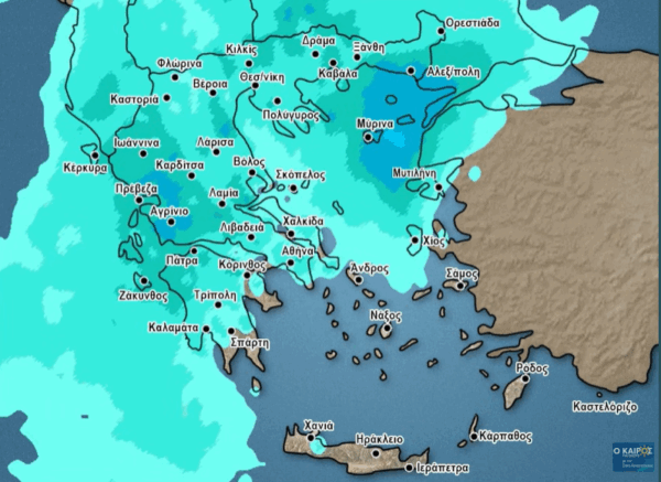Καιρός: Σε τροχιά βροχοπτώσεων η χώρα – Η ανάλυση του Σάκη Αρναούτογλου (vid)