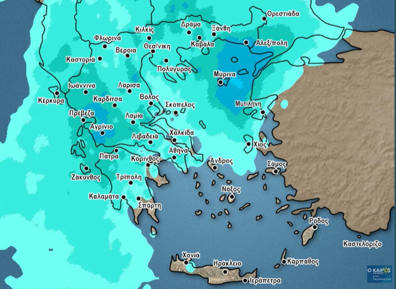 Καιρός: Σε τροχιά βροχοπτώσεων η χώρα – Η ανάλυση του Σάκη Αρναούτογλου (vid)