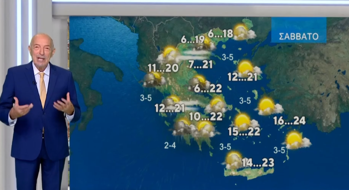 Καιρός 6-11: Ξανά βροχές και καταιγίδες – Ξεκάθαρος ο Τάσος Αρνιακός (vid)