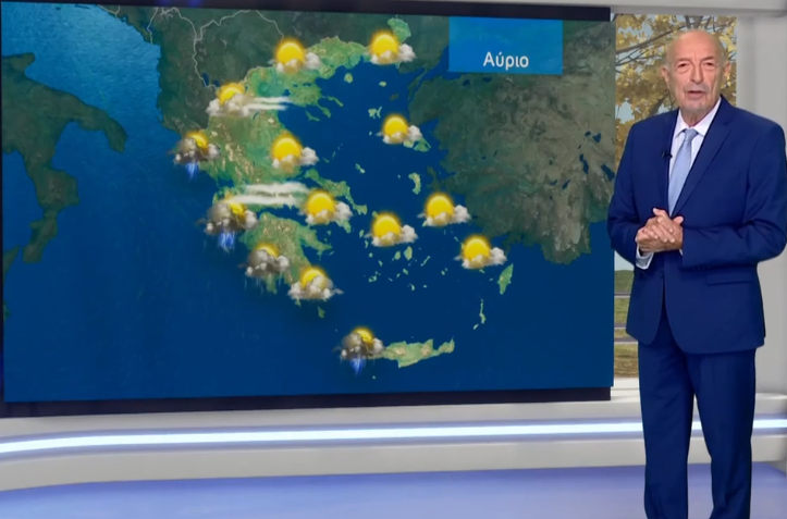 Καιρός 3-11: Επιλεκτικές οι βροχές της Δευτέρας – Πρόγνωση Τάσου Αρνιακού (vid)