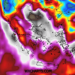 Καιρός: Μεγάλα ύψη βροχής σε πολλές περιοχές έως τις 10 Δεκέμβρη (Vid)