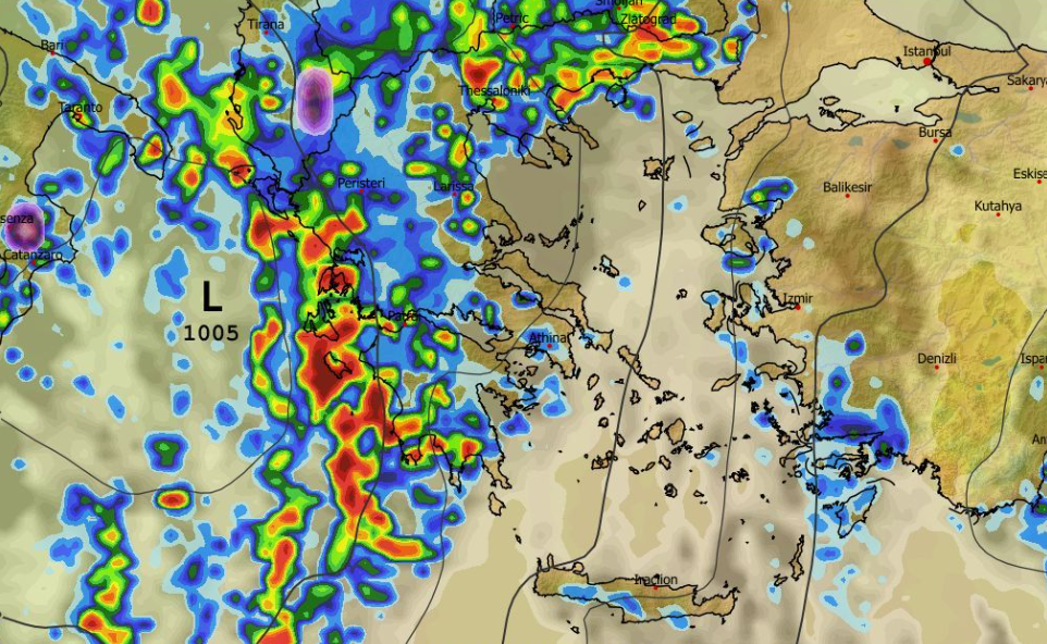 Καιρός 25-11: Ανανέωση ευρωπαϊκού, γεμάτο κακοκαιρίες με πολλά νερά