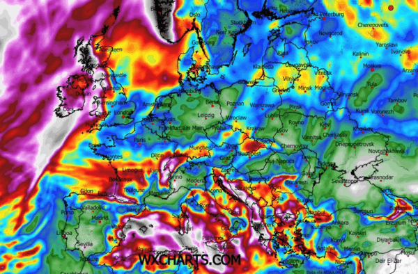 Καιρός 23-11: Νέα δεδομένα GFS –  Πολλά νερά ξανά στη δυτική Ελλάδα (vid)