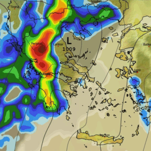 Καιρός 25-11: Πρωινά δεδομένα GFS – Πότε θα ενταθούν βροχές και καταιγίδες (vid)