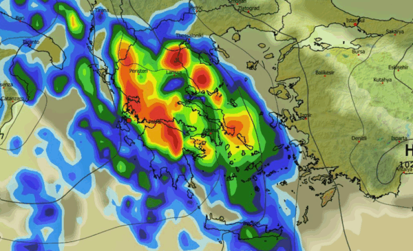 Καιρός – προοπτική: Νέα κακοκαιρία από Τετάρτη. Πρωινά δεδομένα GFS