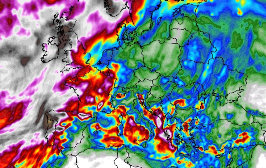 Καιρός 7-11: Στα δυτικά τα περισσότερα νερά – Καρέ – καρέ η εξέλιξη (vid)