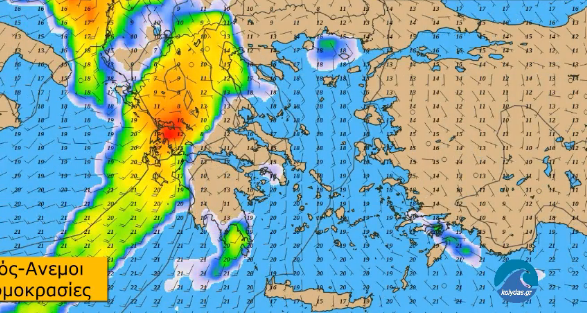 Καιρός 7-11: Βίντεο – ενημέρωση Θοδωρή Κολυδά – Η πορεία της κακοκαιρίας