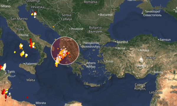 Καιρός 20-11: Νέος γύρος ισχυρών καταιγίδων – Πού εκδηλώνονται τώρα