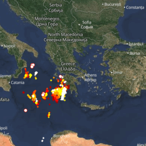 Καιρός 1-11: Καταιγίδες σε εξέλιξη τώρα – Πού εκδηλώνονται Live