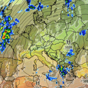 Καιρός 3-11: Διαδοχικές κακοκαιρίες από το αμερικανικό μοντέλο (vid)