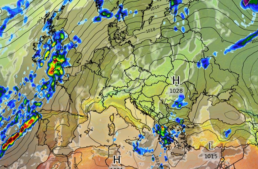 Καιρός 3-11: Διαδοχικές κακοκαιρίες από το αμερικανικό μοντέλο (vid)