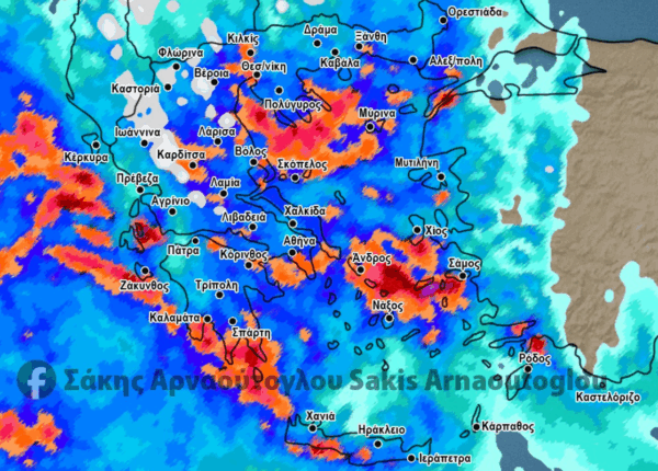 Καιρός 23-11: Νέα προειδοποίηση Σάκη Αρναούτογλου για πολύ έντονα φαινόμενα