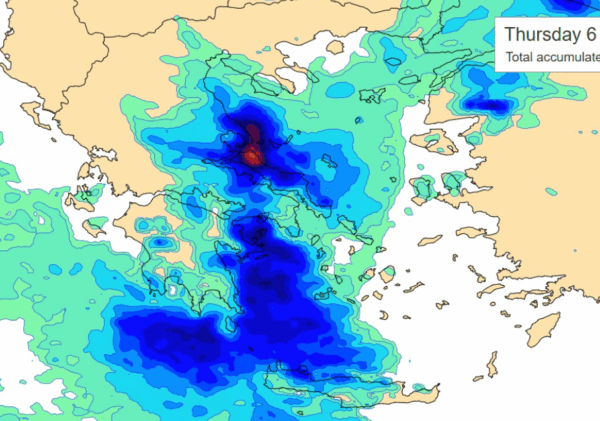 Καιρός 5-11: Ενημέρωση Κολυδά για τους πυρήνες των καταιγίδων