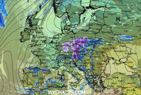 Καιρός 14-11: Από Τρίτη βροχές και διαδοχικά συστήματα βλέπει το ECMWF