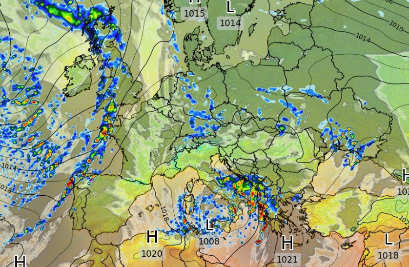 Καιρός 7-11: Νέα δεδομένα ECMWF – Διαδοχικές κακοκαιρίες για μέρες (Vid)