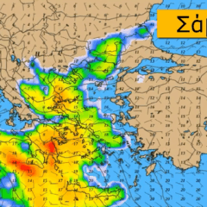 Καιρός 22-11: Πρώτη εικόνα Κολυδά για ισχυρή κακοκαιρία με έντονα φαινόμενα