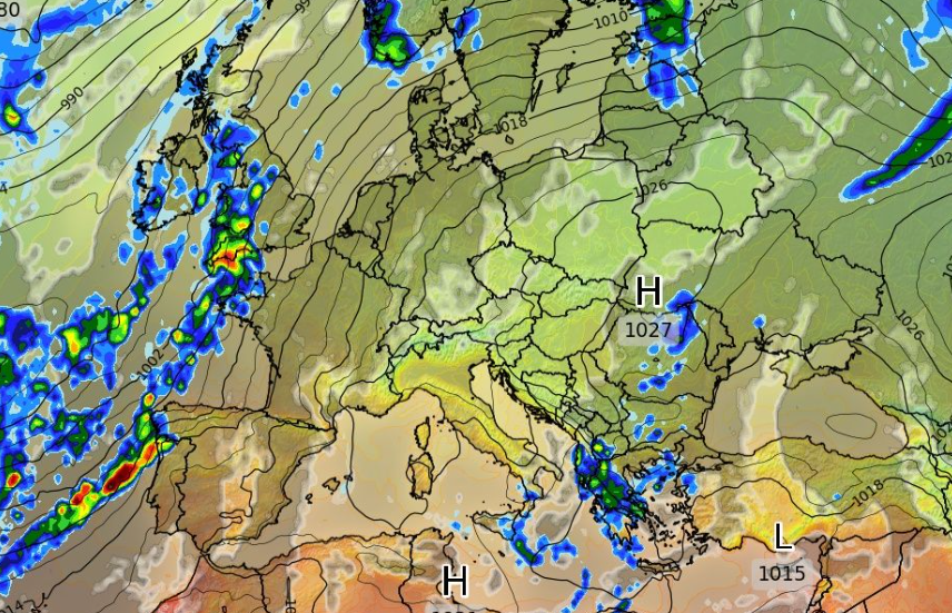 Καιρός 2-11: Αξιόλογες βροχές από Τρίτη – Πρωινή ανανέωση GFS (vid)