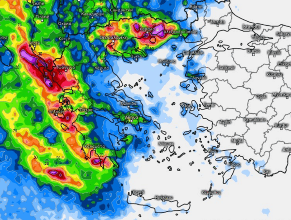 Καιρός 9-11: Νέα προειδοποίηση Τσατραφύλλια για κύκλο ισχυρών καταιγίδων