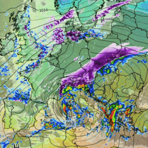 Καιρός 8-11: Η πορεία της κακοκαιρίας – Πρωινά δεδομένα ECMWF, κάτι ψυχρό στα μακρινά (vid)
