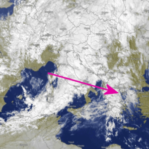 Καιρός 25-11: Η Adel από τον δορυφόρο – Ενημέρωση Κολυδά (photos)