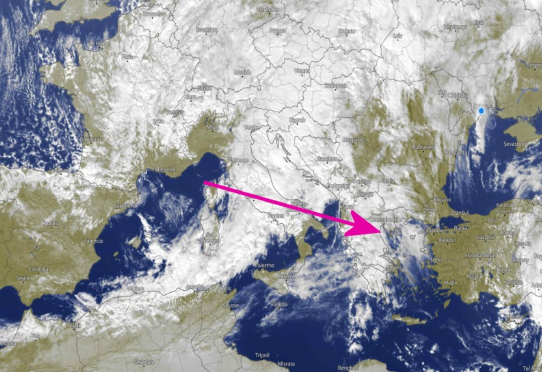 Καιρός 25-11: Η Adel από τον δορυφόρο - Ενημέρωση Κολυδά (photos)