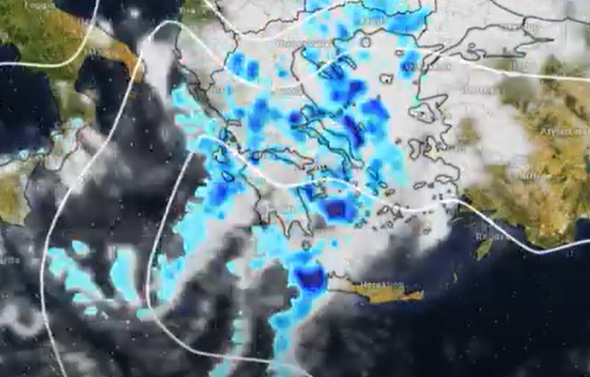Καιρός 4-11: Ενημέρωση Κολυδά – Πού θα έχει έντονες καταιγίδες (vid)