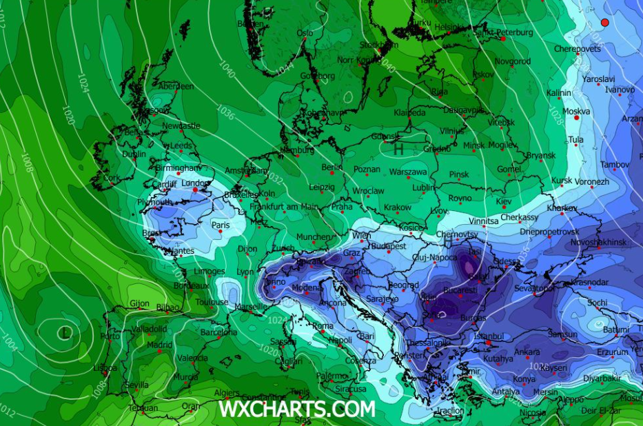 Καιρός: Καμπανάκια… ψυχρής εισβολής χτυπά το GFS για την Ελλάδα (vid)