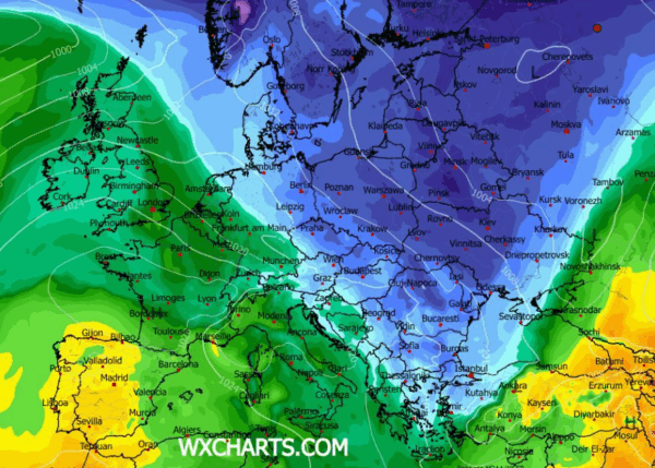 Καιρός 13-11: Μπαίνει χειμώνας στη βόρεια Ευρώπη, η τάση για την Ελλάδα (vid)