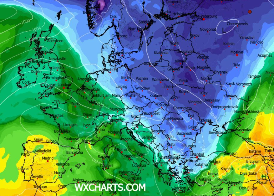 Καιρός 13-11: Μπαίνει χειμώνας στη βόρεια Ευρώπη, η τάση για την Ελλάδα (vid)