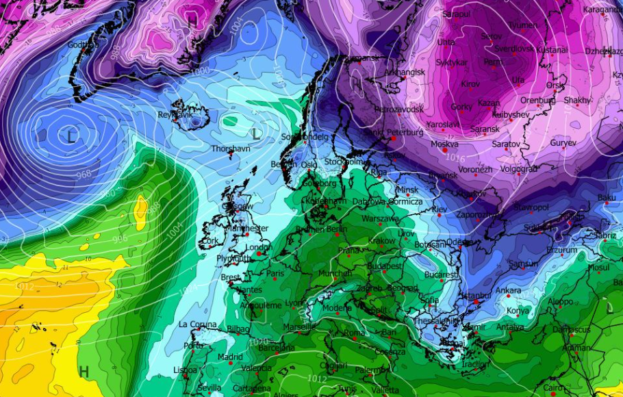Καιρός 8-12: Κάτι… ψυχρό βλέπει ξανά το GFS την επόμενη εβδομάδα (vid)
