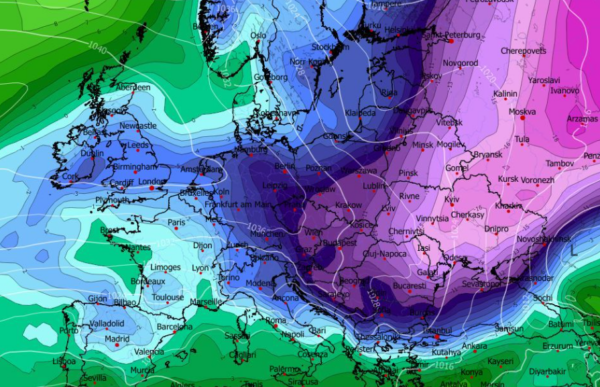 Καιρός Χριστούγεννα: Πολική αέρια μάζα κατεβάζει το ευρωπαϊκό μοντέλο (vid)