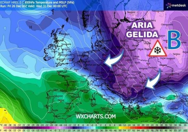Ισχυρή ψυχρή εισβολή από τη Ρωσία την ερχόμενη εβδομάδα…
