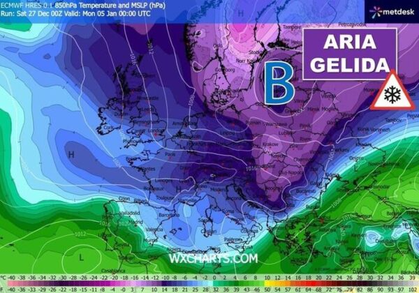 Καιρός: Επιμένουν οι Ιταλοί μετεωρολόγοι για διαδοχικές ψυχρές εισβολές