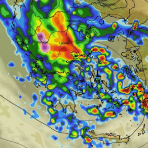 Κακοκαιρία Byron: Πού θα χτυπήσει τις επόμενες ώρες – Ανανέωση ECMWF (vid)