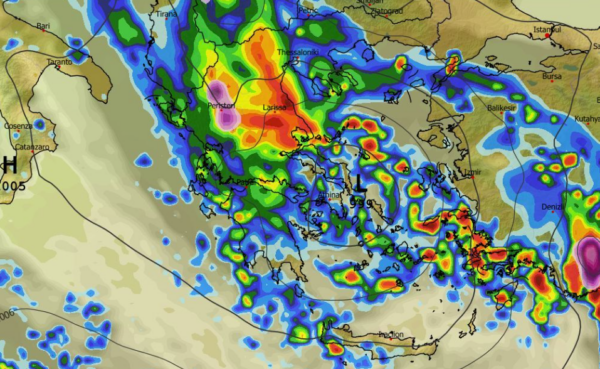 Κακοκαιρία Byron: Πού θα χτυπήσει τις επόμενες ώρες – Ανανέωση ECMWF (vid)